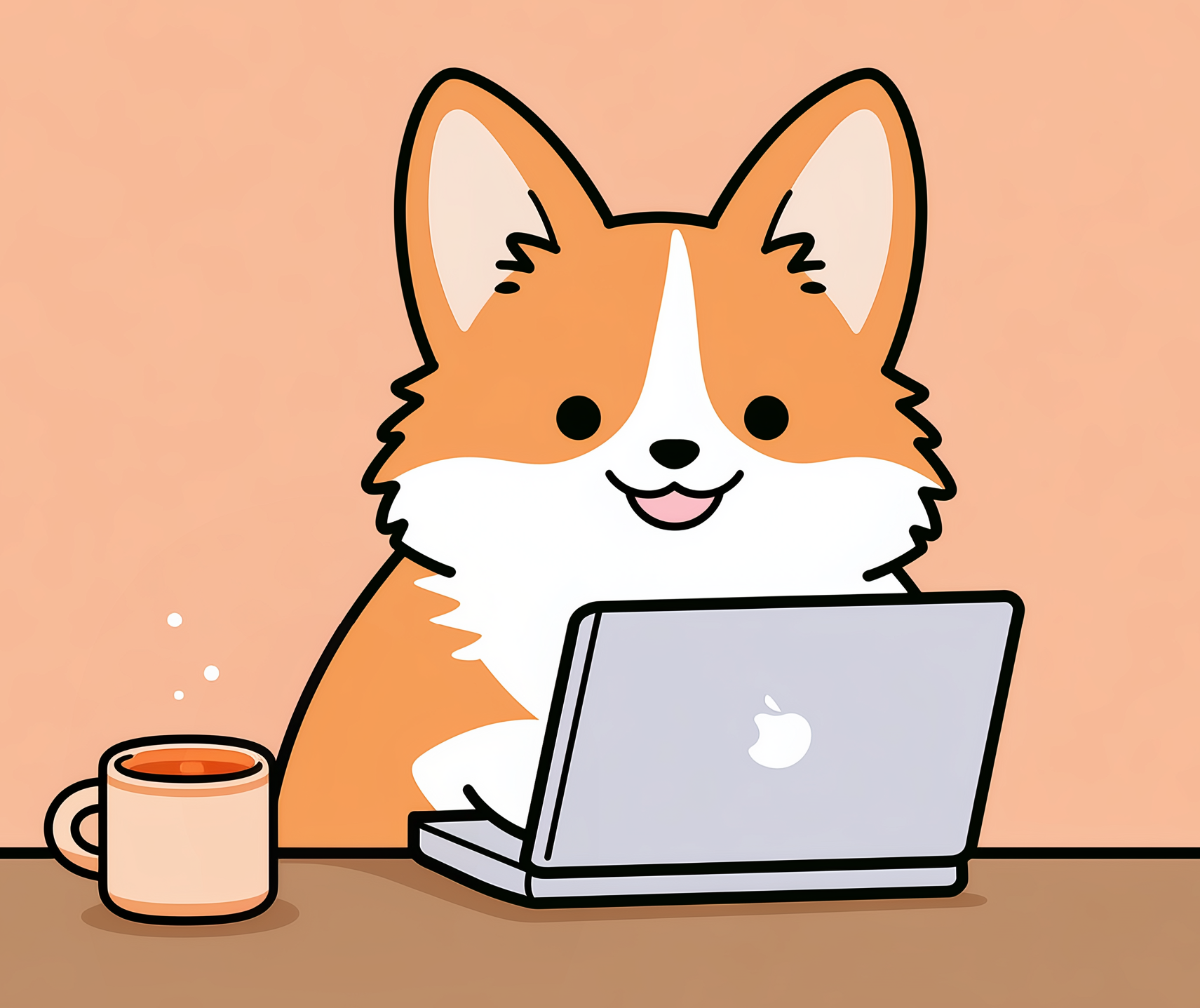 Corgi Coding Coding Corgi